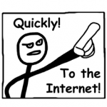 Quickly To the Internet stick man